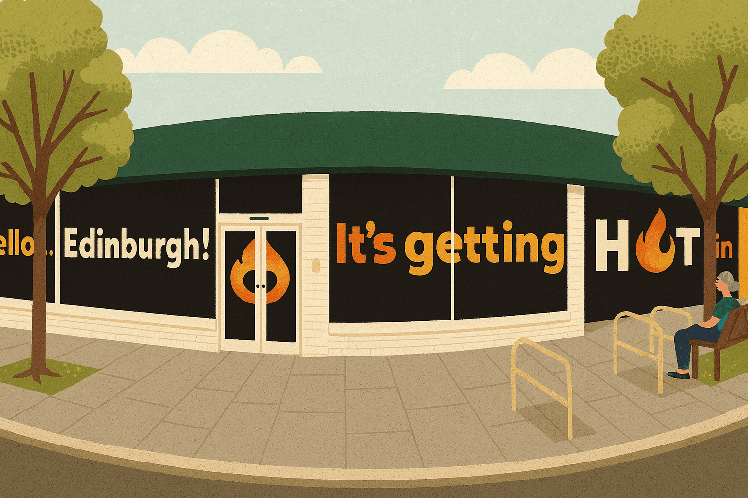 Hot World Cuisine Dalry Road venue under construction