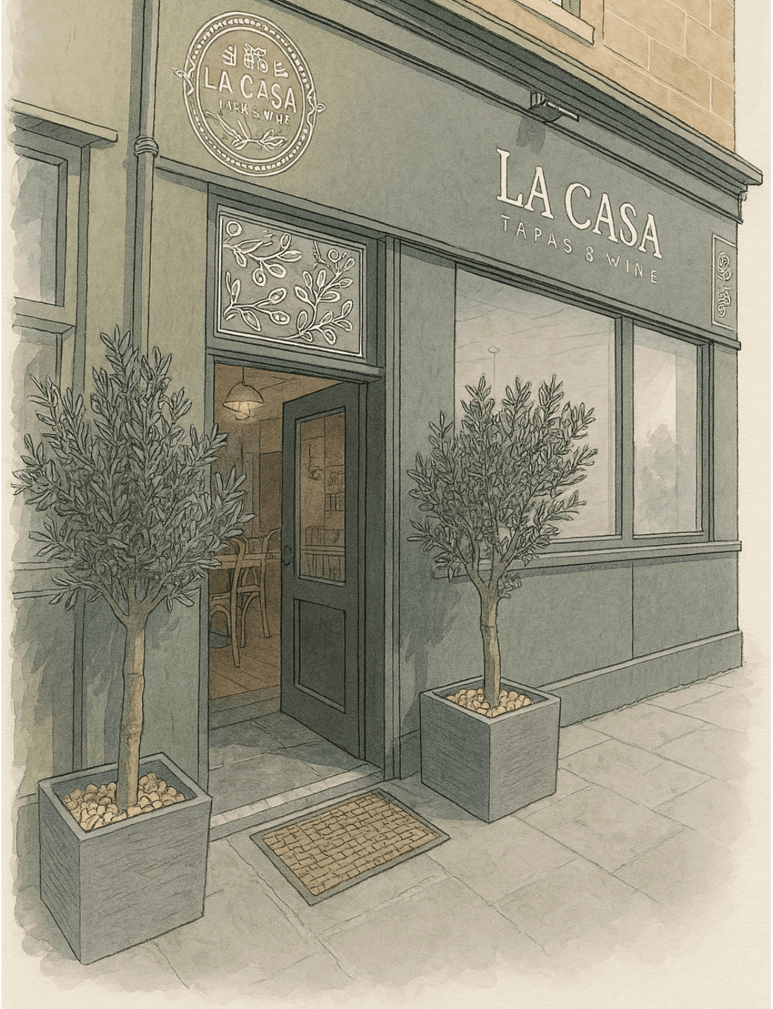 La Casa front